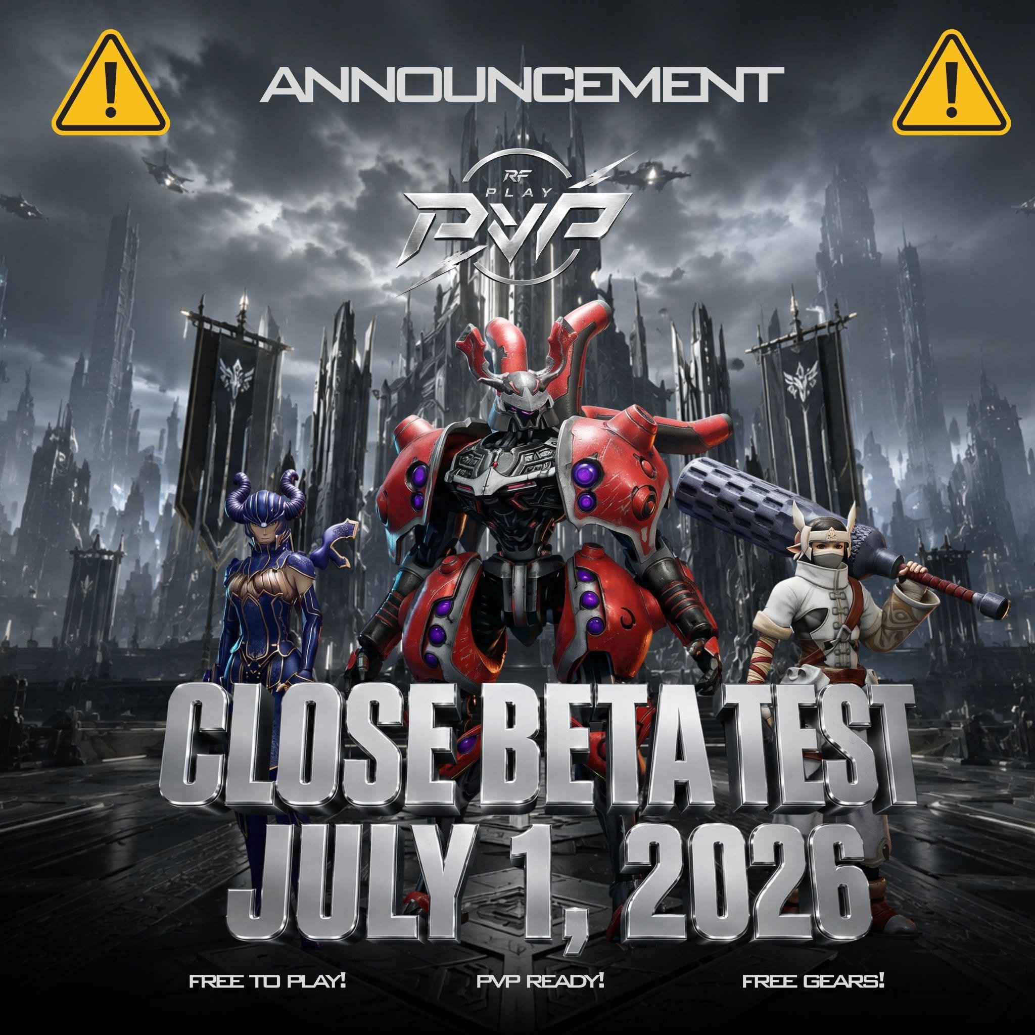 CLOSE BETA TEST JULY 1, 2026 6:00 PM
